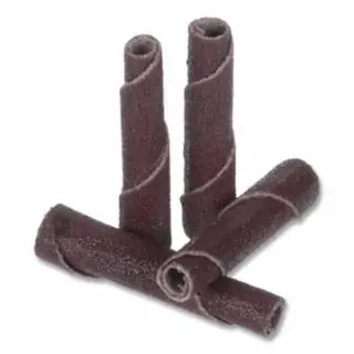 3M 341D Straight Cartridge Roll, 1/4 Dia, 1/8 Arbor, P120, Aluminium Oxide, 100 pack, 7100080027