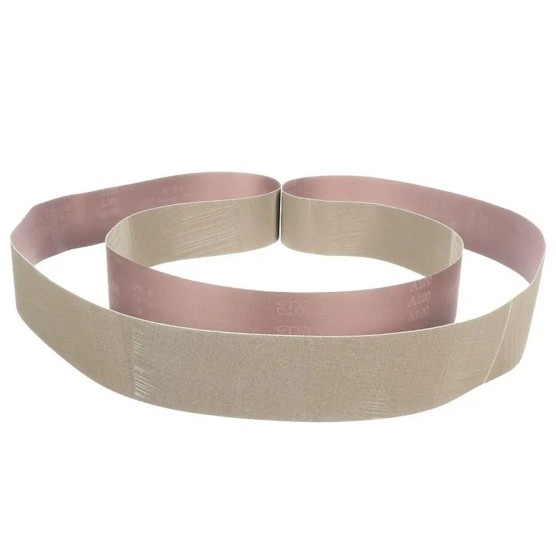 3M Belt, Trizact, 307EA, 132 Inch L, 2 Inch W, AO, Gunmetal, Quantity: 50, 7010325568