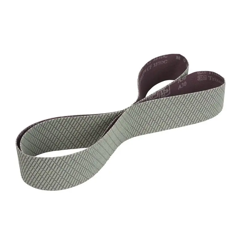 3M Belt, Trizact, 337DC, 132 Inch L, 3 Inch W, AO, Cloth, Quantity: 5, 7010365340