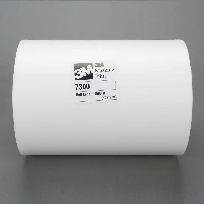 3M High Temperature Paint Minquireing Film 7300 Translucent, 18 x 1500 ft 3.4 mil, 2 per case, 7000123525