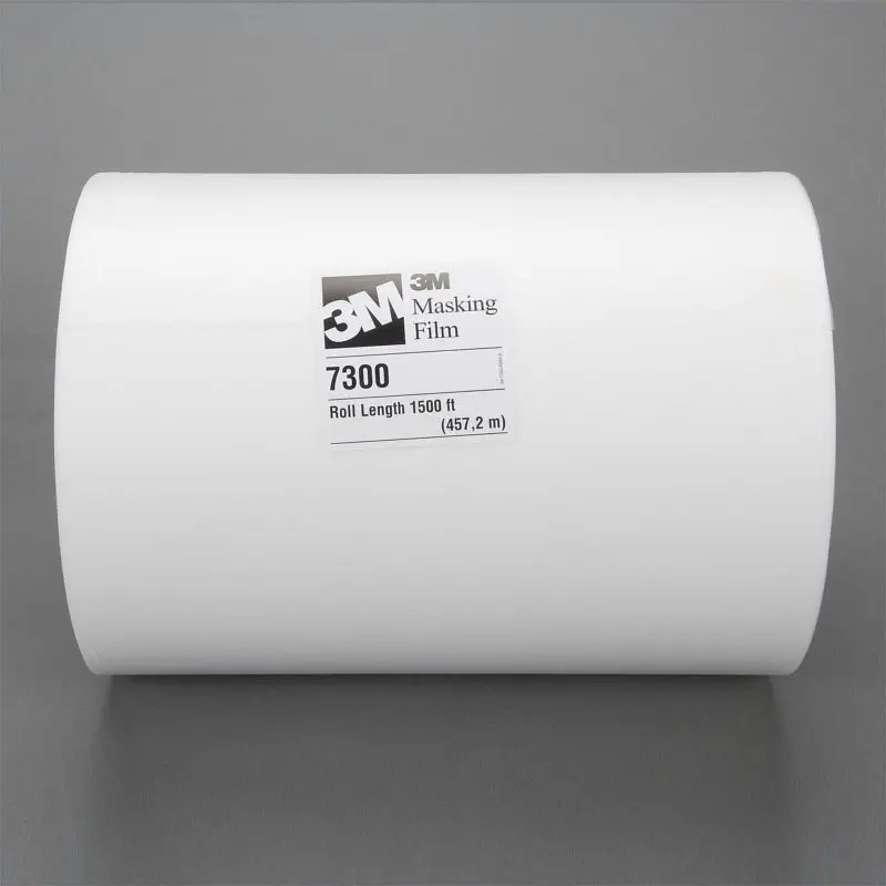 3M High Temperature Paint Minquireing Film 7300 Translucent, 36 x 1500 ft 3.4 mil, 1 per case, 7000048609