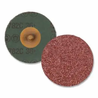 3M Roloc Fibre Disc 782C, Precision Influenced Ceramic, 2 Dia, 36+ Grit, Tr, Die R200P, 200 pack, 7100100976