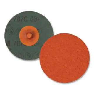 3M Roloc Fibre Disc 787C, Precision Influenced Ceramic, 2 Dia, 80+ Grit, Tr, Die R200P, 200 pack, 7100100962