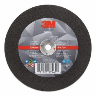 3M Silver Cut-Off Wheel, T1, 4- x .035- x 1/4-, 50 pack, 7100139212
