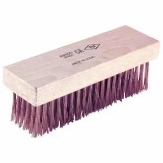 Ampco Professional-Grade Securety Tools Scratch Brushes, 7 1/4 , 6 X 19 Rows,Flat Handle, B-401 Ampco Safety Tools