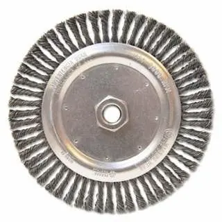 ANCHOR Brand Narrow Face Stringer Bead Wheel Brushes, 7 x 3/16, 0.02 Carbon Steel, 5/8 - 11, 102-BW-865