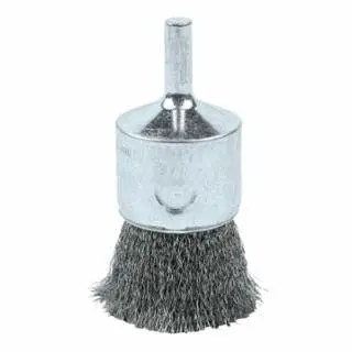 ANCHOR Compact Brand Crimped Wire End Brush, Stainless Steel, 1 x 0.006 , 102-90915 ANCHOR Brand