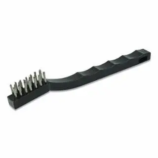 ANCHOR Flexible Brand Inspection Brushes, 3 x 7 Rows, Stainless Mild Steel Bristles/Straight Plastic Handle, 102-BW-192 AN...
