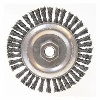 ANCHOR Versatile Brand Stringer Bead Wheel Brush, 5 dia x 3/16 W, 0.02 High-Carbon Steel Wire, 102-BW-855 ANCHOR Brand