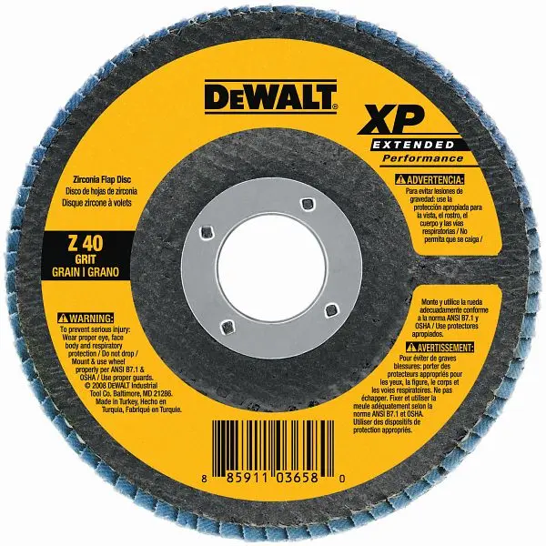 DeWalt Streamlined 4-1/2" x 7/8" 60GXP Flap Disc, DW8251