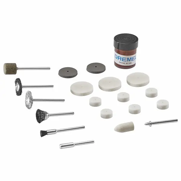 Dremel 20-Piece Cleaning/Polishing Accessory Micro Kit, 26150726AA