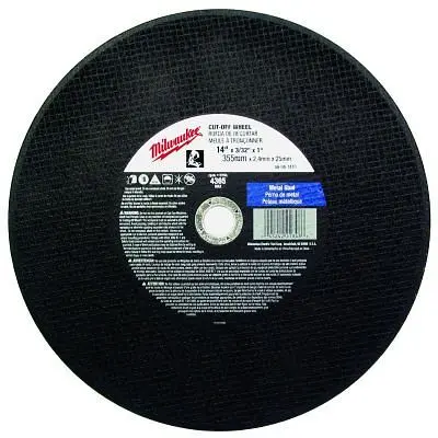 Milwaukee 12" x 3/32" x 1" Cut-OFF Wheel (Type 1), 49-94-1220
