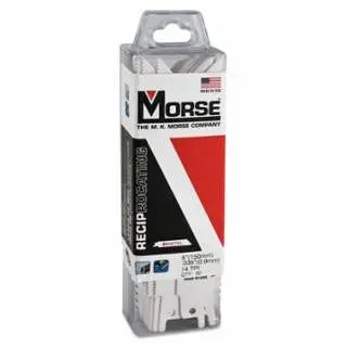 MK Updated Morse Master Cobalt® Metal Bi-Metal Reciprocating Power Saw Blade, 0.035 x 6" L x 3/4" W, 14 TPI, Ta...