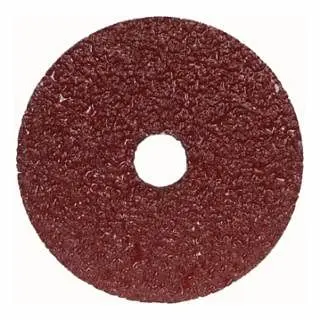 NORTON Tough F240 AO Coated Fiber Disc, 5 x 7/8 , 120 Grit, Center Mount, 25 per Pack, 1 Pack, 66623357282