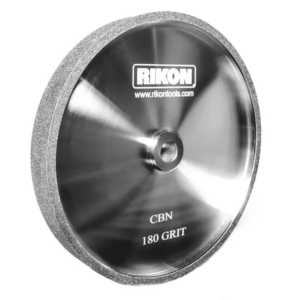RIKON Quality PROseries 8" x 1" CBN Grinding Wheel 600 Grit 5/8" Arbor Hole, 82-1600