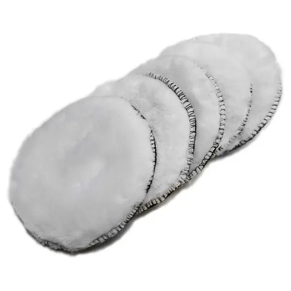 RIKON 4” Wool Pad (Pack 5), 31-210