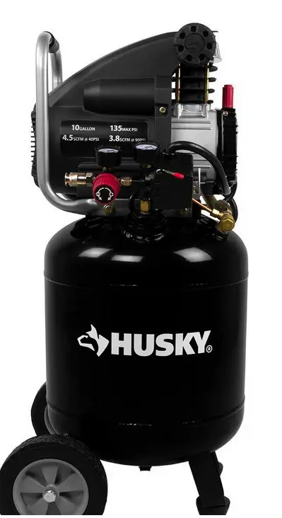 Husky 10 Gallon Air Compressor Factory Serviced
