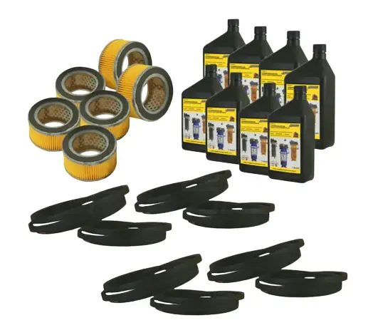 MAXair Premium Elongated Warranty Service Kit C153120H1-MS208-MAP and C203120H1-MAP Series Air Compressors