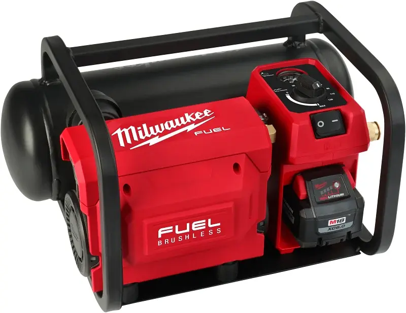 Milwaukee M18 FUEL 2840-20 Travel Air Compressor, Tool Only, 2 gal Tank, 18 V, 135 psi Pressure, 1.2 cfm Air