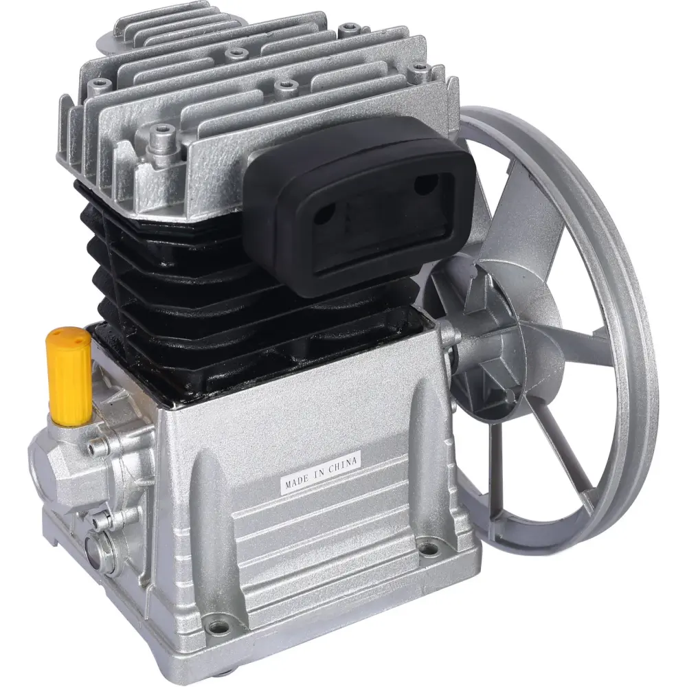 Piston 2Hp Air Compressor Head Pump 115Psi 1.5Kw - Chrome