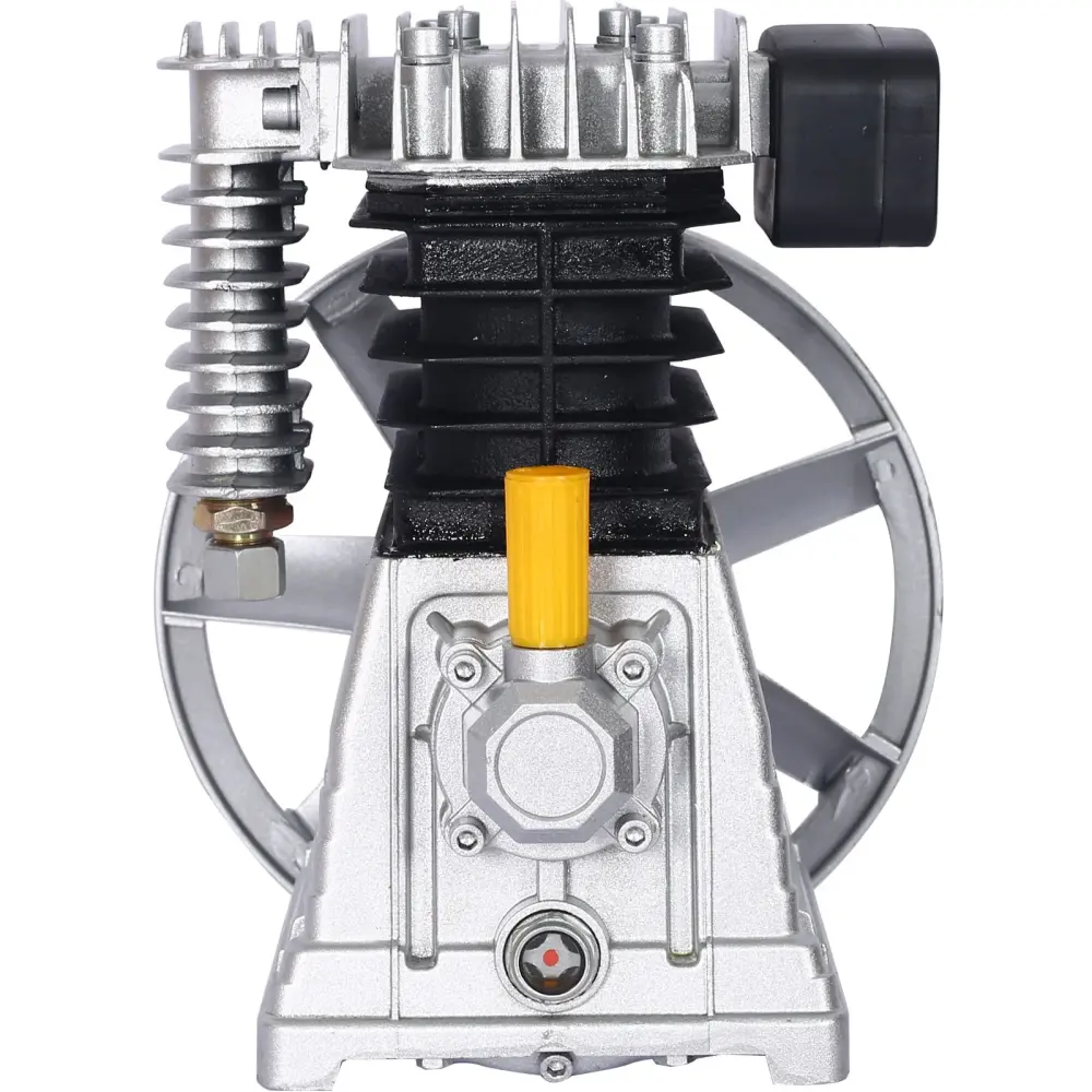 Piston 3Hp Air Compressor Head Pump 2.2Kw 115Psi - Chrome
