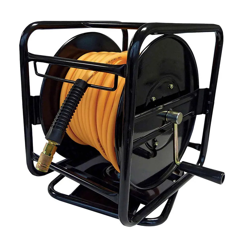 Polyreel Hose Reel Ecoflex Compressed-Air Hose, 1/4" x 100' x 1/4 (M) NPT