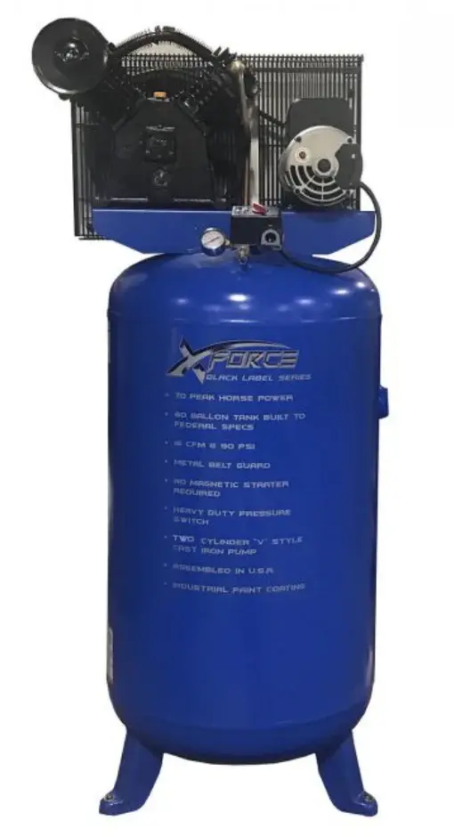 XForce 80 Gallon Air Compressor Factory Serviced Indigo