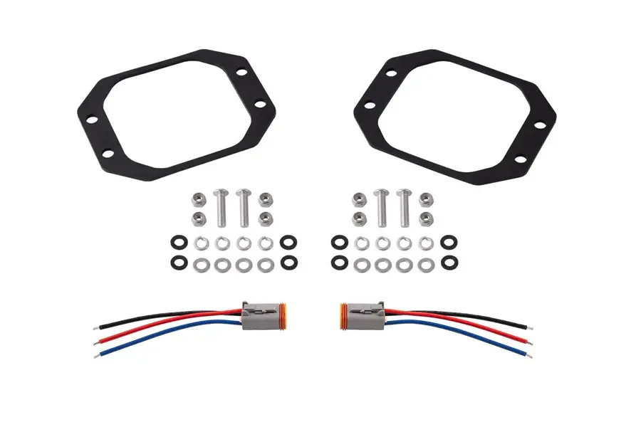 Diode Dynamics SS3 Backlit Flush Mounting Kit, Pair