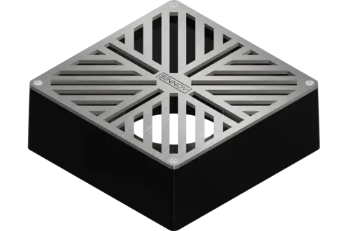 Sinnov Premium Universal Paver Drain Grate Fits 3 & 4" Inch Pipe - Stainless Steel