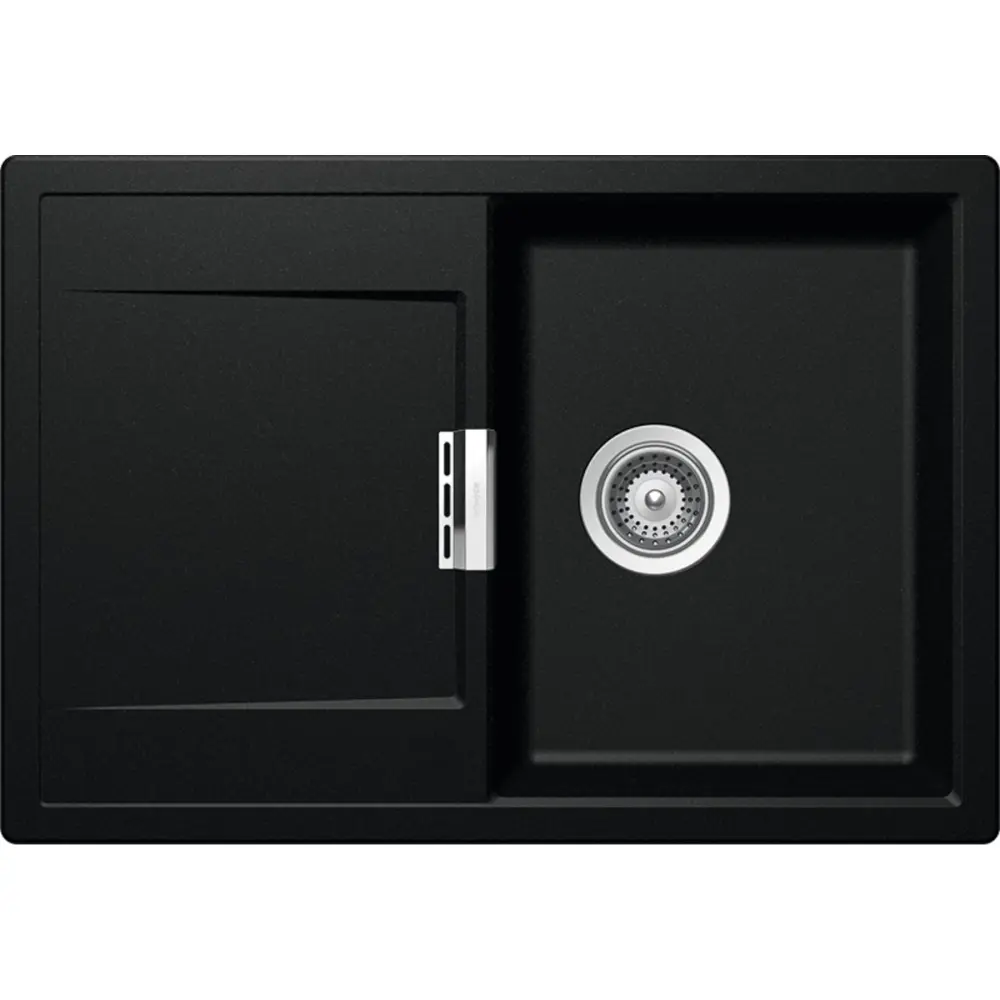 SCHOCK: Built- sink Mono D-100 S, produced CRISTADUR®/CRISTADUR® GREEN LINE Magma 87307 74 cm