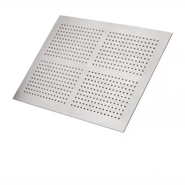 Recessed rectangular rain head