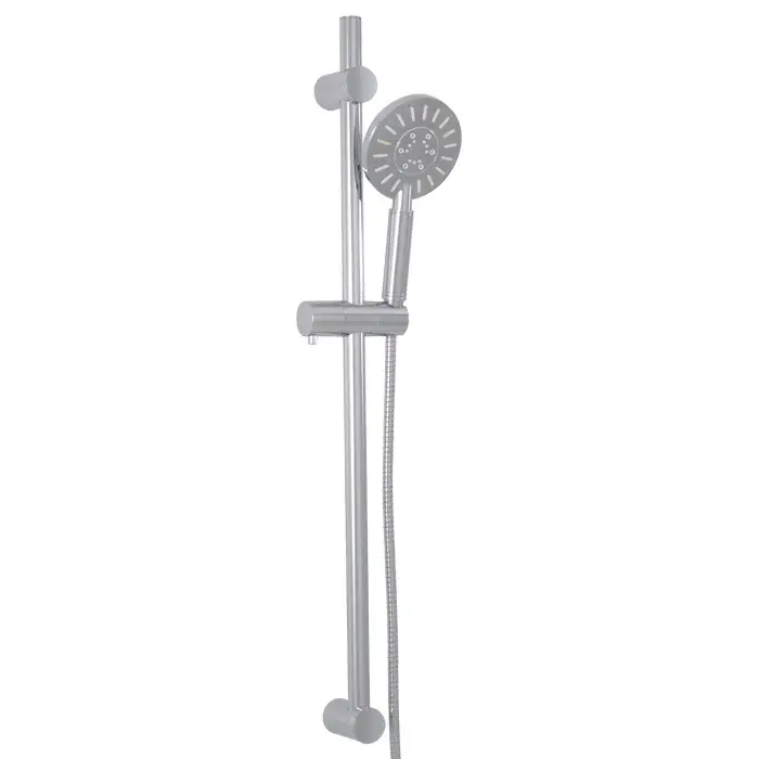 Round shower rail
