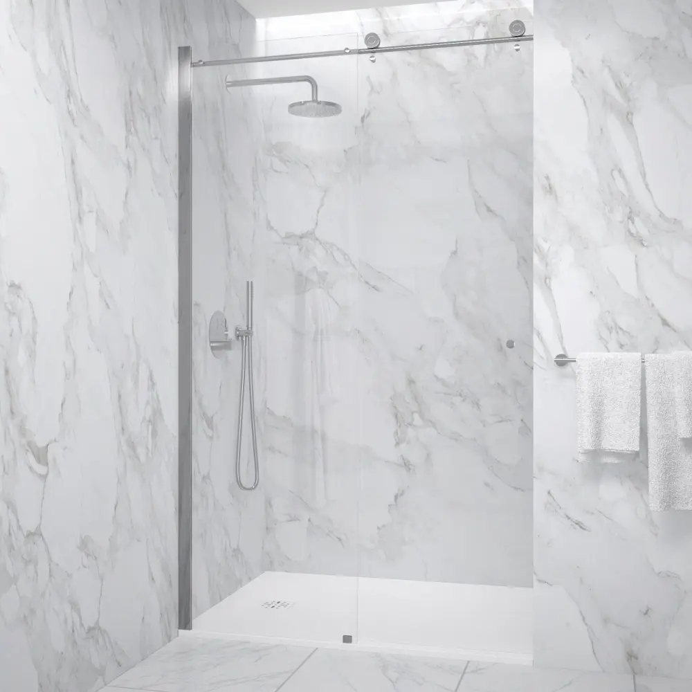 Sliding Shower Door - 1200mm Chromium