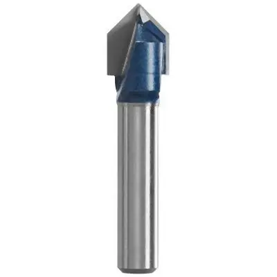 Bosch Carbide-Tipped V-Groove Router Bit, 2610048200