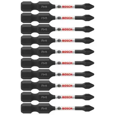 Bosch Compact 2 Inches Phillips® #1 Power Bits, 2610041031