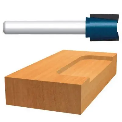 Bosch Contemporary 1-1/4 Inches x 5/8 Inches Carbide Tipped Hinge Mortising Bit, 2608681089