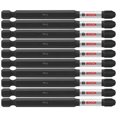 Bosch Glow 3.5 Inches Phillips® #3 Power Bits, 2610041045