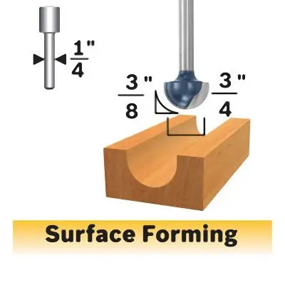 Bosch 3/8 Inches Core Box Router Bit, 2610049463