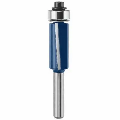 Bosch 1/2 Inches x 1 Inches Carbide Tipped 2-Flute Flush Trim Bit, 2608681070