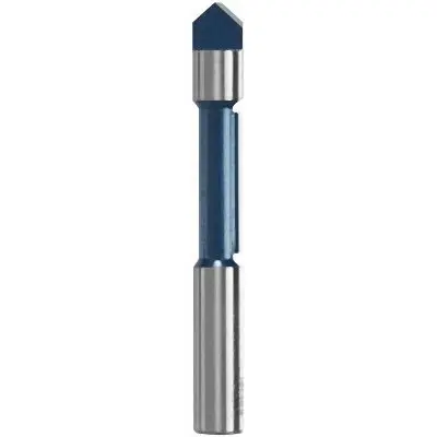 Bosch 3/8 Inches x 1 Inches Carbide-Tipped Single-Flute Pilot Panel Concave Router Bit, 2610048207