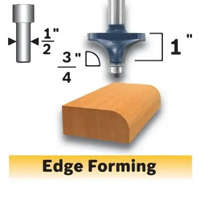 Bosch 3/4 Inches Roundover Router Bit, 2610049459