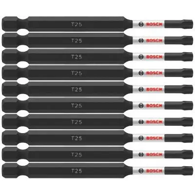 Bosch Multi-Purpose 3.5 Inches Torx® #25 Power Bits, 2610041051