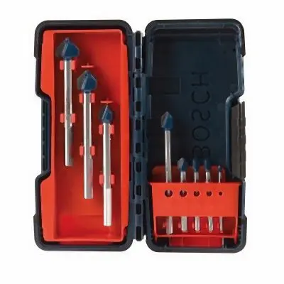Bosch 8 pieces Glass and Tile Bit Set, 2610020415