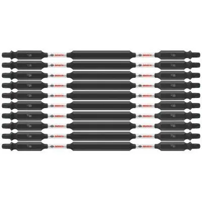 Bosch 10 pieces Impact Tough™ 6 Inches Torx® #20 Double-Ended Bits (Bulk Pack), 2610041028