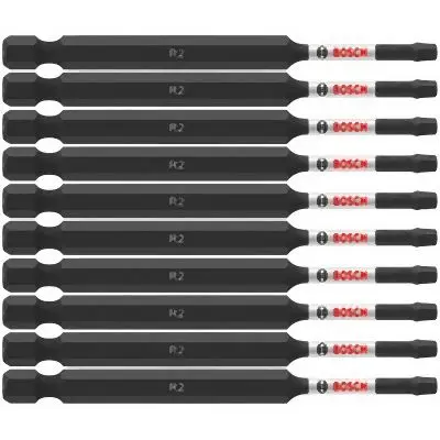Bosch Powerful 3.5 Inches Square #2 Power Bits, 2610041047