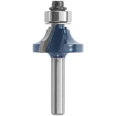 Bosch UV-Resistant 1/4 Inches Roundover Router Bit, 2610049451