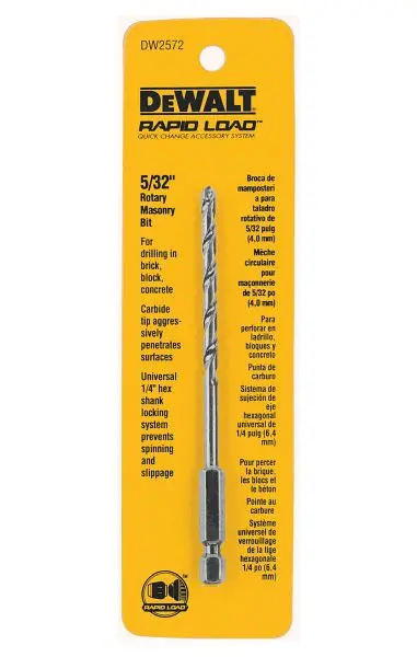 DeWalt 1/4" Masonry Bit, DW2574