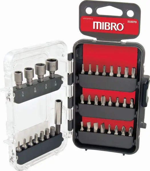 MIBRO (36-Piece) 1-inch Screwdriver Bit Set, made CrV Steel, 313370
