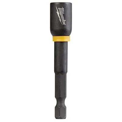 Milwaukee Specialty Shockwave 2-9/16" Magnetic Nutdriver 8mm, Pack 10, 49-66-4608