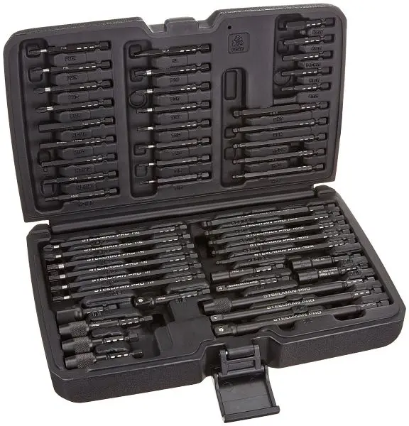 STEELMAN Mini Impact Driver Bit Set, 50 Count, 78633